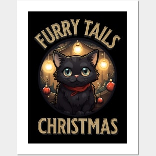 furry tails of christmas Posters and Art